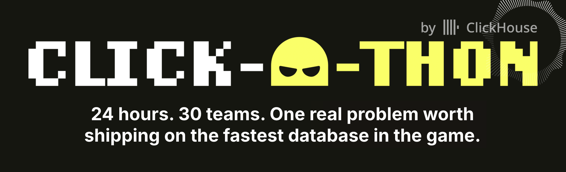 Click-a-thon 2026 — 24 hours, 30 teams, Bengaluru August 1-2